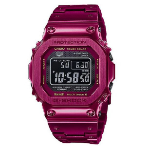 Casio g shock full metal red ion plating  rannekello gmw b5000rd 4er 1