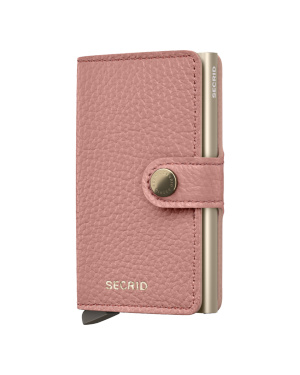 Pebble Miniwallet Rose Cashmere Front