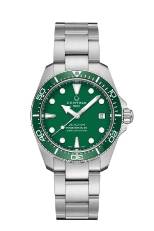 Certina 38mm greendial